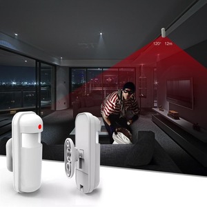 Detector infrarrojo inalámbrico para seguridad del hogar, sistema de alarma antirrobo con codificación EV1527, WiFi, 315MHz, 868MHz, 433MHz, Sensor de movimiento PIR