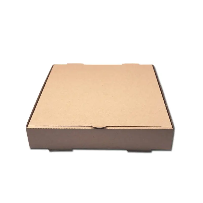 Boîte à Pizza réutilisable de conception Simple, boîte à Pizza vierge ondulée de 14 pouces 20x20 uni 33x33 pour l'emballage alimentaire