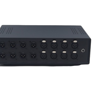 4 in 4 Out XLR Balanced Audio <strong>Switcher</strong> Passive Mixer Sound <strong>Splitter</strong>