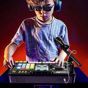 新款DJ混音器玩具乐器玩具DJ玩具套装儿童12首曲目和3种音乐风格