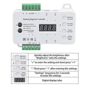 LED-Streifen Treppen beleuchtungs regler Bewegungs sensor CCT Full Kit Dynamische Haupt verkabelung 12 v24V Geschwindigkeit Helligkeit LED-Leiters teuerung - Product Image 6