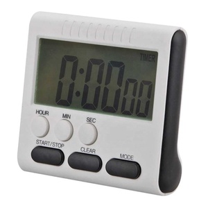 Timer da cucina 24 Ore Magnetico Ampio DISPLAY LCD Digital Timer Da Cucina Count Up Down Sveglia con il Basamento