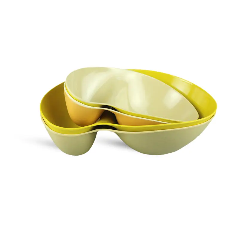 New design eco- friendly Plastic melamine chip dip bowl