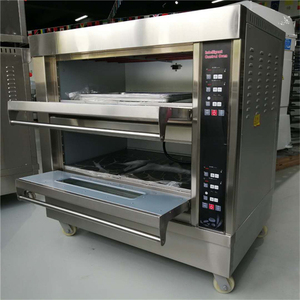 Forno de plataforma de quatro placas de duas camadas com sistema de computador fácil de controlar Alta produtividade automática Características Novo Condição