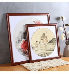 8x8 Square Picture <strong>Frame</strong> Display Picture <strong>4x4</strong> with <strong>Mat</strong> or 8x8 Without <strong>Mat</strong> Black Wood Grain Photo <strong>Frame</strong> for Wall and Tabletop Deco - Product Image 4