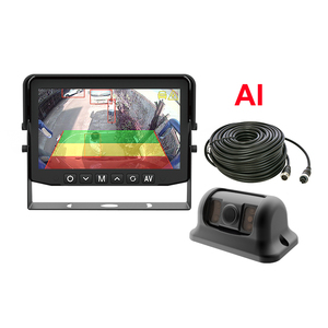 Sistema de detección de punto ciego de cámara de marcha atrás de respaldo de detección de peatones humanos AI para camión autobús - Product Image 1