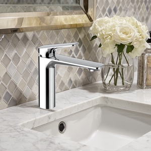 Sàn gắn kết phòng tắm lưu vực Vòi nước lạnh và nước nóng trộn hiện đại sang trọng phòng tắm vòi nước - Product Image 2