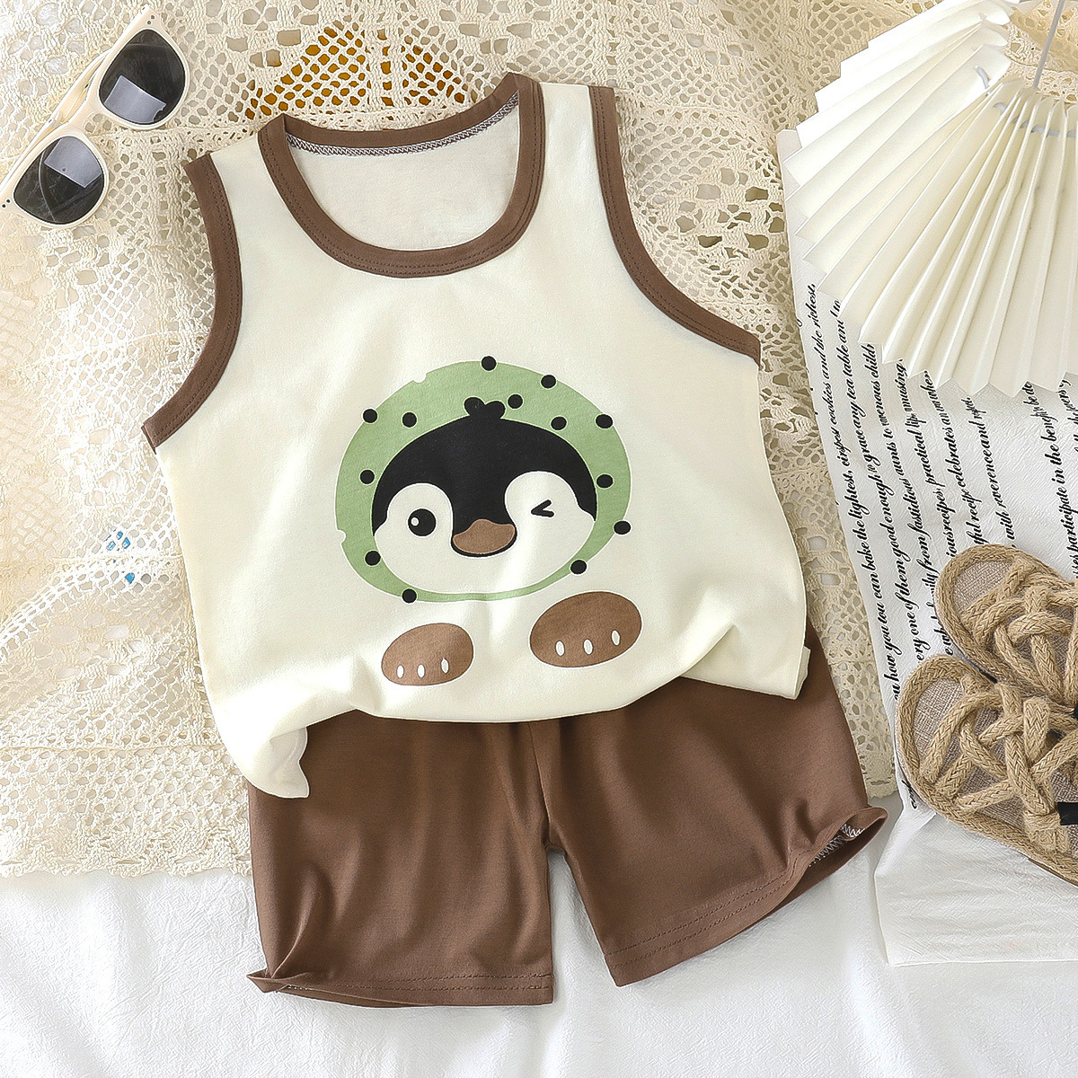 Cmbx-gilet vestito piccolo pinguino