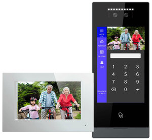 Nuevo sistema de intercomunicación multiapartamento de gestión de propiedades IP con control de aplicación de teléfono inteligente, monitor interior inalámbrico, reconocimiento facial - Product Image 6