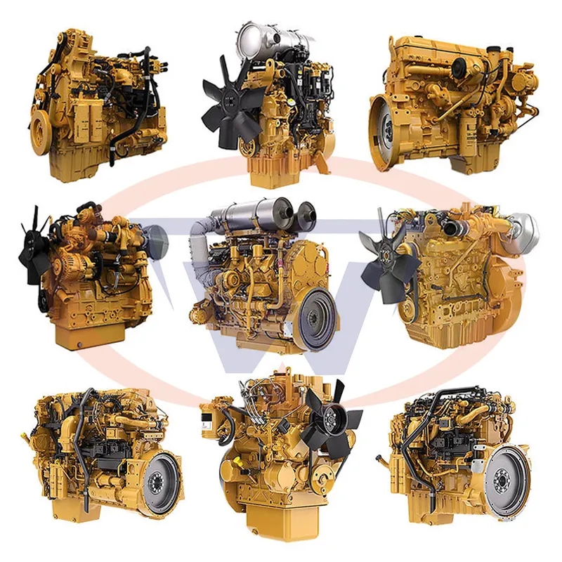 Moteur Diesel 3064 3066 C4.2 C4.4 C6.4 C6.6 C7.1 C-9 C9 C9.3 C13 C15 C18 assemblage complet du moteur est une pelle