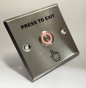 Customizable Stainless Steel <strong>Exit</strong> <strong>Button</strong> LED DPDT Double Pole Door Opening OEM ODM Supported Biometric Access Control <strong>System</strong> - Product Image 4
