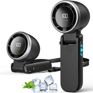 พัดลมไฟฟ้าตรวจจับน้ำแข็งใหม่พัดลมเทอร์โบชาร์จด้วย USB - Product Image 1
