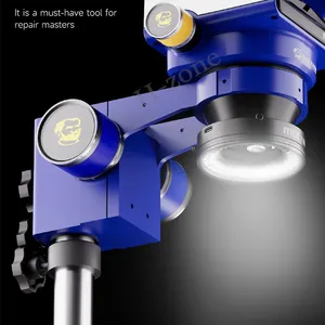 Mechanic LS720 + anillo de microscopio polarizado iluminador de luz antideslumbrante LED lámpara de anillo de microscopio para reparación de soldadura de precisión - Product Image 6