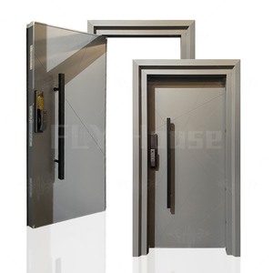 Sistema De Isolamento De Calor De Tempo Extremamente Frio Casa Exterior De Aço Porta De Segurança <span class=keywords><strong>Design</strong></span> Moderno Porta De Entrada Frontal
