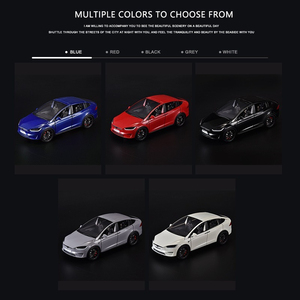 Diecast 1:24 Scale Car <strong>Models</strong> T <strong>Model</strong> X Alloy Car <strong>Model</strong> with Sound and Light Pullback Collection Decoration Metal Toy Car - Product Image 4