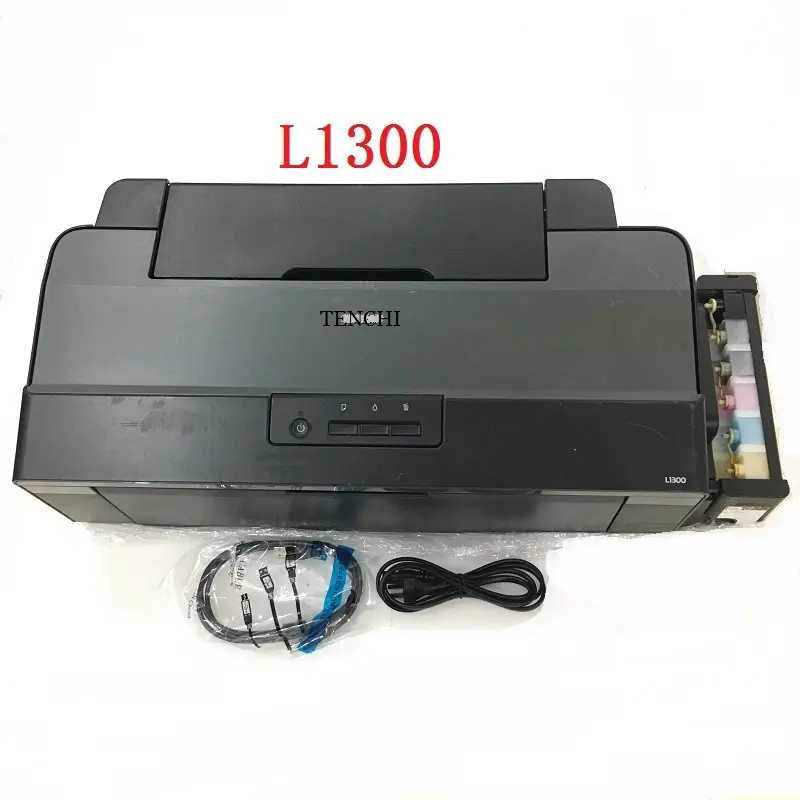 Impresora UV A3 de segunda mano, impresora de sublimación de 5 colores para impresoras Epson L1300, novedad de 90%