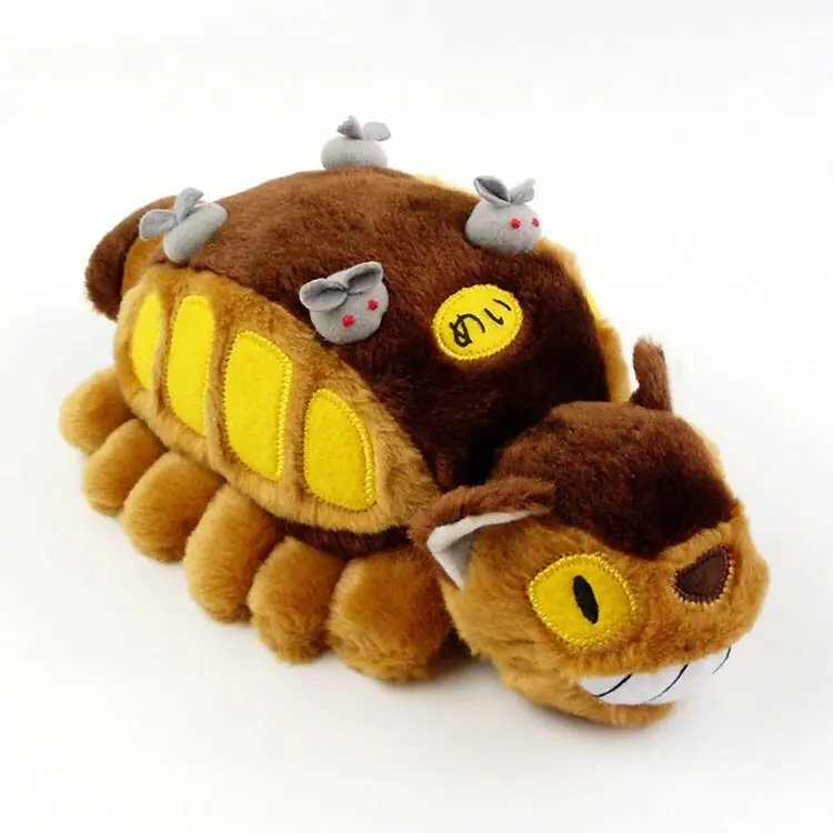 Superventas de dibujos animados y Anime periféricos Spirited Away Cat Bus Doll juguetes de peluche lindo Ragdoll niños Regalo de Cumpleaños niños juguete para dormir