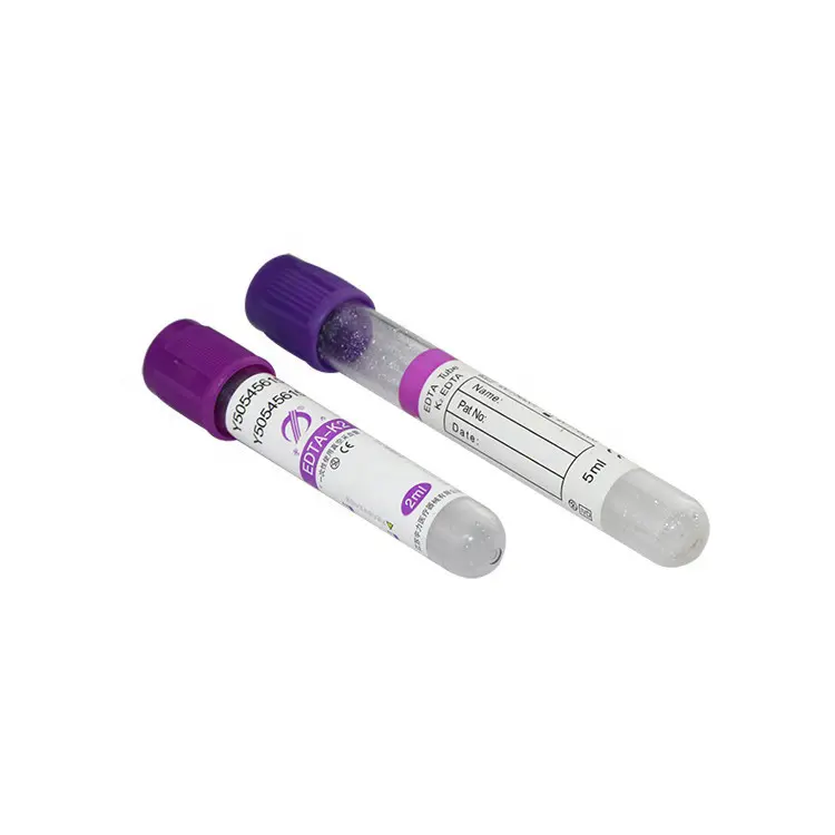 Tubos de ensayo edta, plástico, sistema sanguíneo al vacío, 10ml