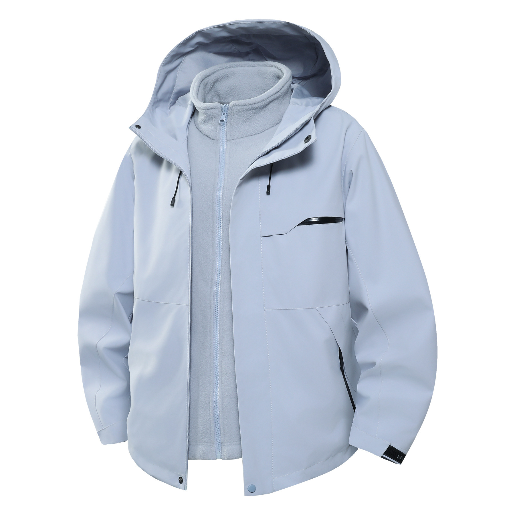 Détachable pour homme et femme bleu clair de lune