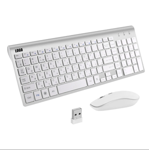 Small Qty Fast <strong>Customization</strong> Simple Design Thin 2.4g Wireless <strong>Keyboard</strong> and Mouse Combo <strong>for</strong> All-one-one <strong>Computer</strong> - Product Image 1