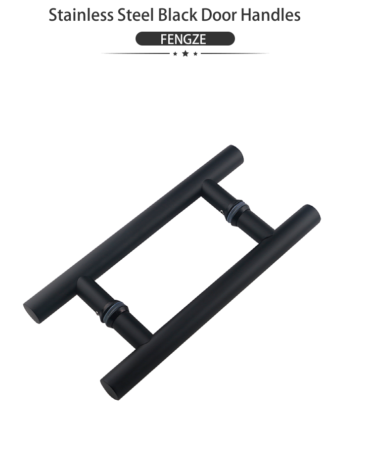 Hot Sales Sliding Door Hardware Glass Door Handle Black Handles For Glass Doors High Quality