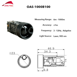 Đáp ứng kịp thời <span class=keywords><strong>Laser</strong></span> khoảng cách Meter module chính xác phạm vi <span class=keywords><strong>Finder</strong></span> module cho kính thiên văn thiết bị - Product Image 4