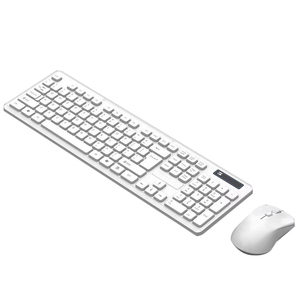 Combinaciones de teclado y ratón inalámbricos Computadora de escritorio Notebook Oficina de negocios Juego de teclado y ratón de chocolate - Product Image 1