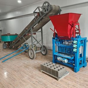 Nueva máquina semiautomática para hacer bloques, máquina para hacer ladrillos de pavimentación entrelazada, maquinaria de ladrillos huecos de cemento - Product Image 1