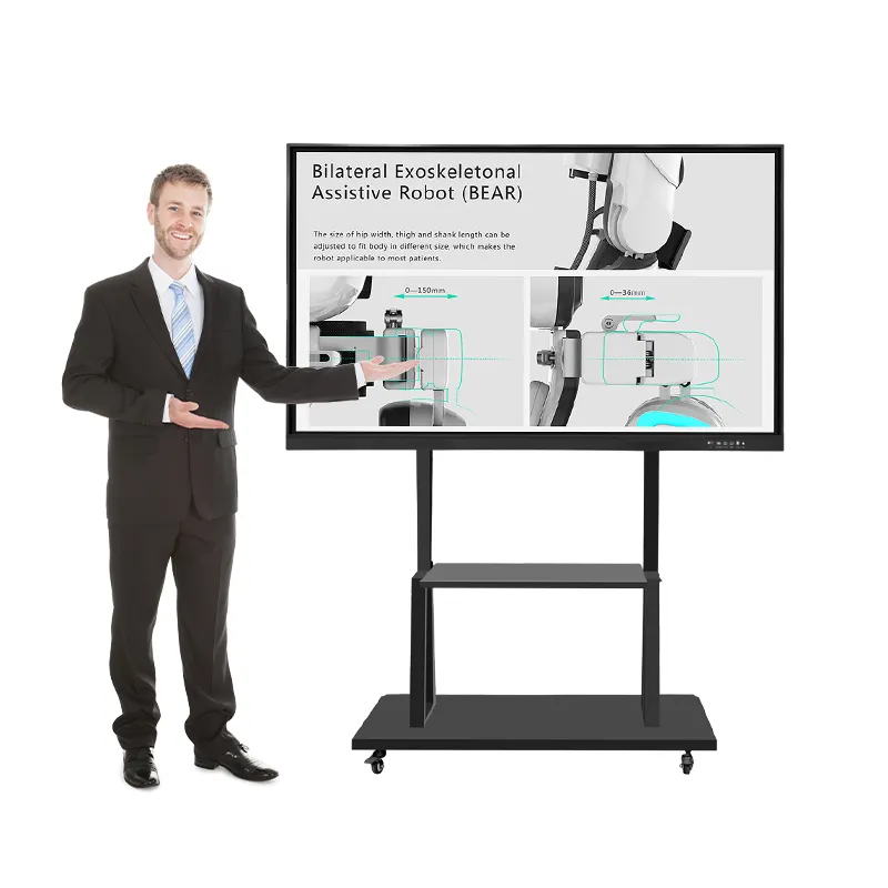 Interactive panel 98 inch 4K LCD IFPD board 20 points touch screen for meeting classroom smart classroom board
