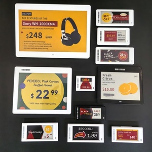 NFC มี2.4GHz epaper ระบบการติดฉลากชั้นวางอิเล็กทรอนิกส์ ESL ป้ายราคาดิจิตอล E-Ink สำหรับการแก้ปัญหาเมนู - Product Image 3