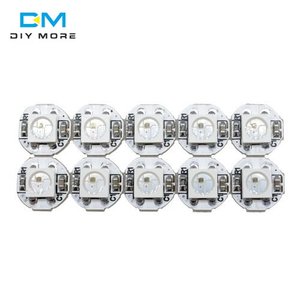 10PCS WS2812B Addressable <strong>LED</strong> Pixel Light SMD 5050 RGB SMD on Heat Sink PCB Board <strong>LED</strong> Module Pixels Light 5V DC - Product Image 6