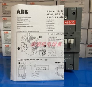 For ABB Genuine A95-30-11 AC Contactor 24V-400V Industrial Control for <strong>PLC</strong> <strong>Programming</strong> 110V 220V 380V - Product Image 4