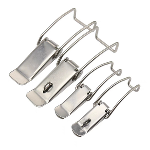 Oem Tùy Chỉnh Thép Không Gỉ Mùa Xuân Nạp An Toàn Khóa Khóa Có Thể Điều Chỉnh Chuyển Đổi Khóa <span class=keywords><strong>Clip</strong></span> Chốt Thép Không Gỉ <span class=keywords><strong>Clip</strong></span> - Product Image 1