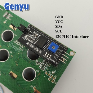Genyu 5.0V STN blu/grigio/giallo verde 20 caratteri x schermo a 4 linee 2004 modulo lcd IIC/I2C 4pin 4x20 caratteri Display lcd 20x4 - Product Image 4