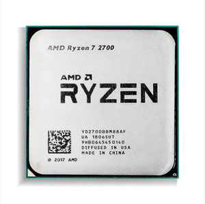Wholesale <strong>AMD</strong> R 7 2700X CPU Processor <strong>3</strong>.7 <strong>GHz</strong> Eight-Core 16-Thread 16M 105W Official Version for Desktop Socket AM4 New Used