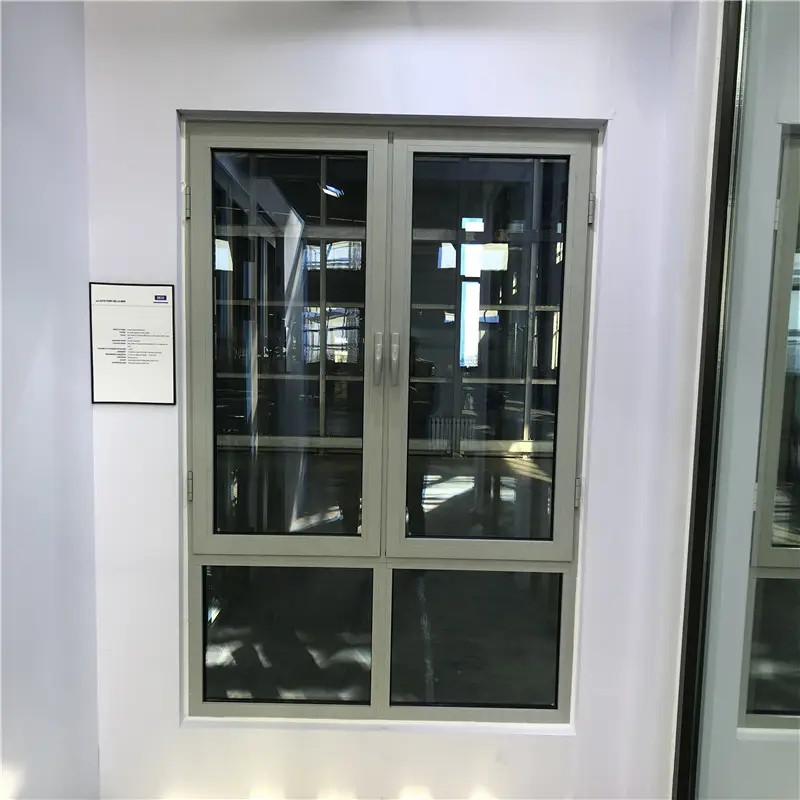 De aluminio de vidrio ventanas abatibles correderas de aluminio con bisagras puertas de los precios de mercado de Nigeria, África, India, Pakistán