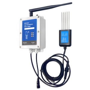 Registrador DE DATOS WiFi 4G con sensor 7 en 1 Probador de suelo de batería incorporada de bajo consumo para temperatura de humedad EC PH NPK - Product Image 3