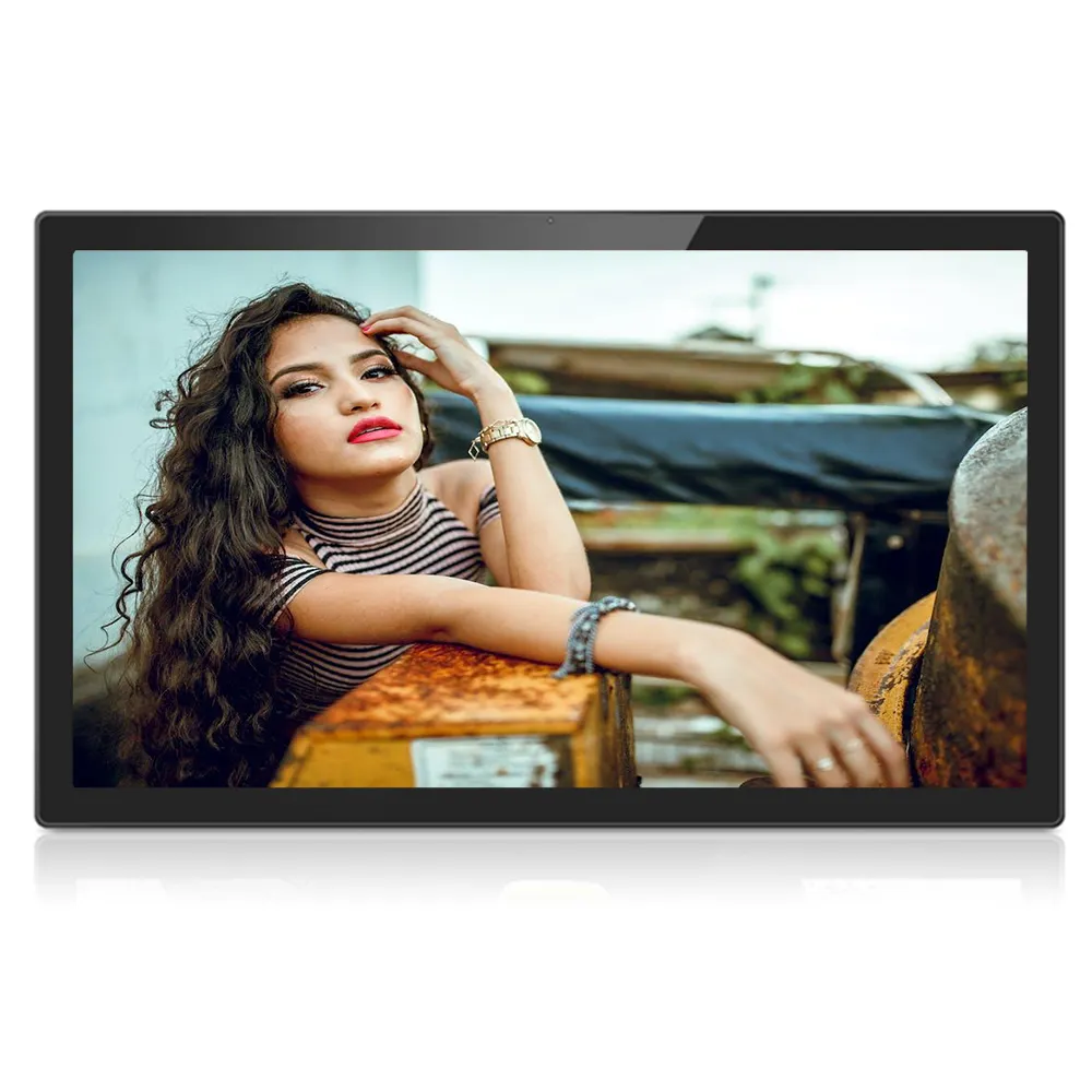 Custom 32 42 49 55 Inch LCD Wall Advertising Players Digital Signage And Display Splitting Screen