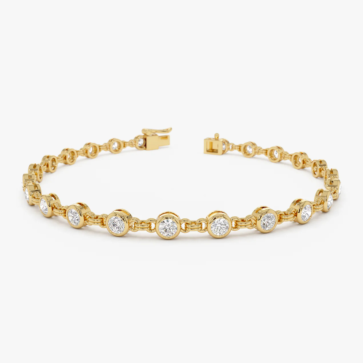 Moissanite+GRA Certificate-Gold