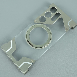 Iphone 16 için pro max durumda metal iphone 14 metal iphone için kılıf 12 13 14 15 pro max durumda metal şeffaf - Product Image 4
