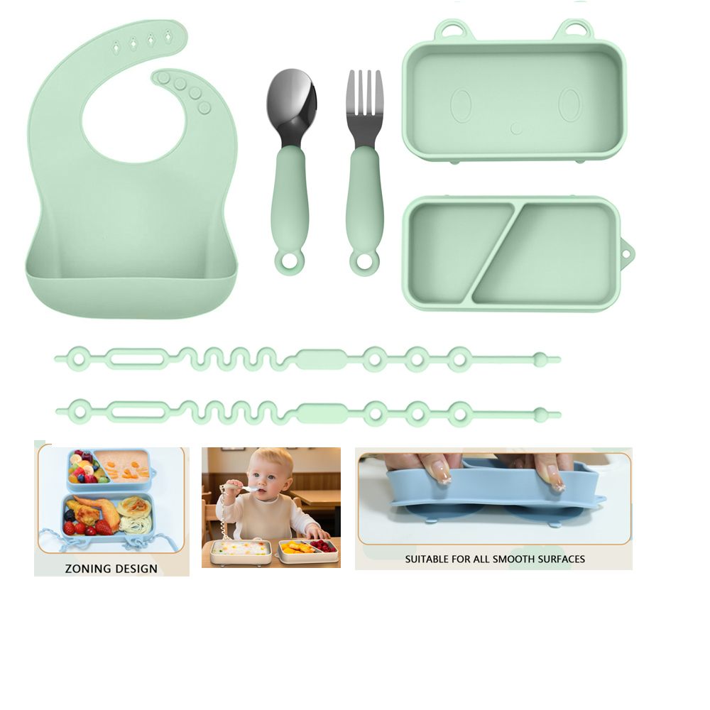 green 5pcs(with outdoor dining plate)