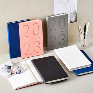 LABON 2023 Premium Basic Dated mensile Planner Ribbon segnalibro diario quaderno con copertina rigida con Logo - Product Image 2