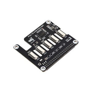 Scheda adattatore 4-Ch PCIe FFC per Raspberry Pi 5, espande l'interfaccia PCIe dei connettori Pi 5 a 4-Ch PCIe FFC - Product Image 1