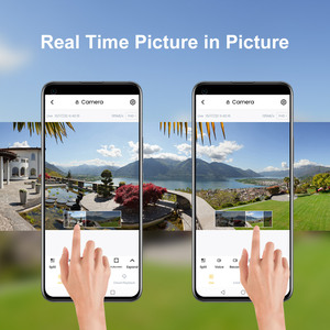 Ls vision sistema de segurança cctv 6mp, lente dupla <span class=keywords><strong>ip</strong></span> 165 graus de visão panorâmica 6mp com cartão sim wi-fi câmera de segurança