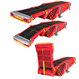 Cinta transportadora telescópica portátil de alta calidad para carga y descarga de camiones, operación sencilla con sistema de elevación - Product Image 1