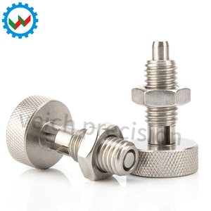 VCN230 Ready to Ship Carbon Steel M6 Knob <strong>Spring</strong> <strong>Loaded</strong> Indexing Plunger with Stainless Steel <strong>Pin</strong>