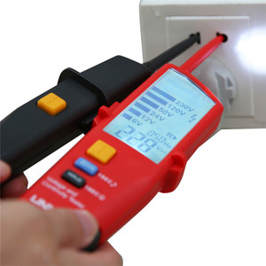 UNI-T UT18D Auto de la gama de medidor de tensión de probador de continuidad con retroiluminación de la pantalla LCD fecha espera RCD prueba y Auto-inspección Detectorr - Product Image 3
