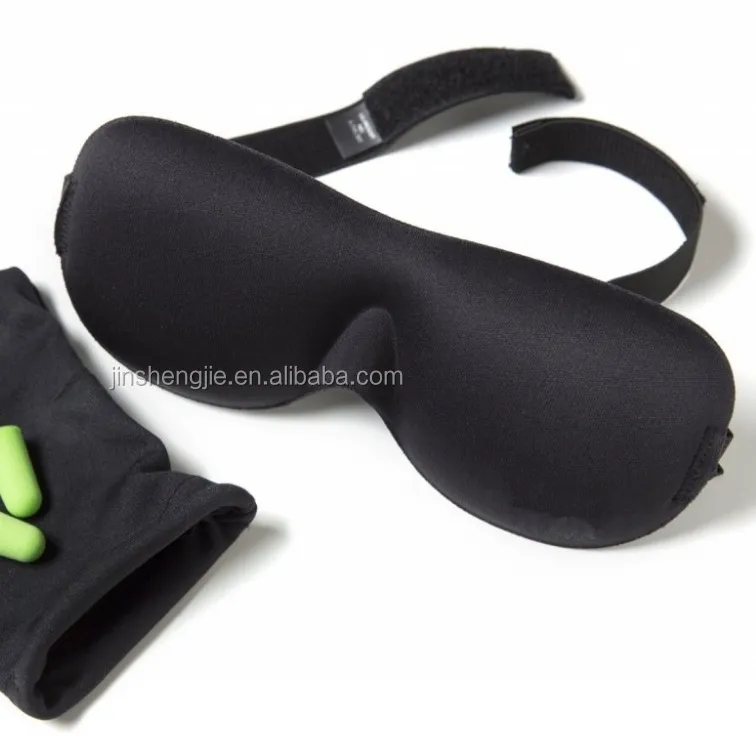 2021 Custom 3D Funny Travel Eye Mask Kit, 3D Eye Mask Kit Sleep Mask Silk EM-022