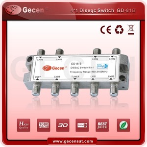 DiSEqC สวิทช์8ใน1 GD-81B /Diseqc 2.0สวิทช์ /Diseqc 8X1 - Product Image 5