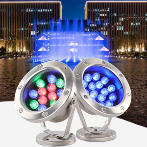 New Underwater Fountain Recessed RGFB <strong>Transom</strong> Diving Stick Dock <strong>LED</strong> Swimming Pool Fountain Light 12V 9W RGB Ip68 Waterproof ST - Product Image 1